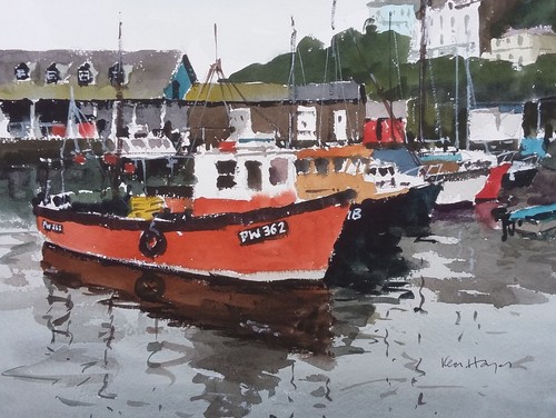 216 mevagissey harbour ken - 216, by