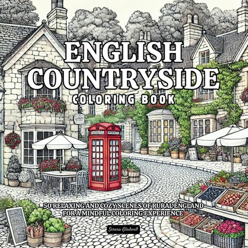 English countryside coloring - countryside,