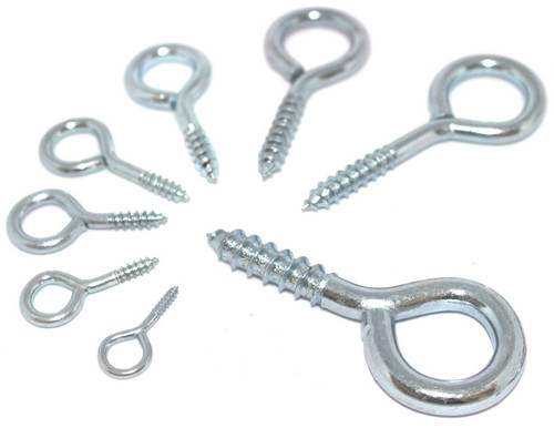 Screw eye hooks - eye, heavy
