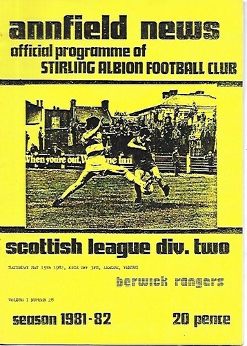 Stirling albion berwick - stirling,