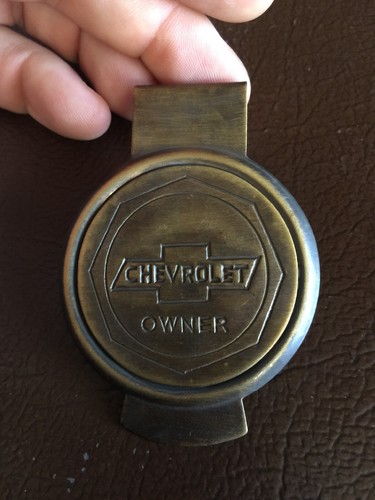 Chevy money clip - money,