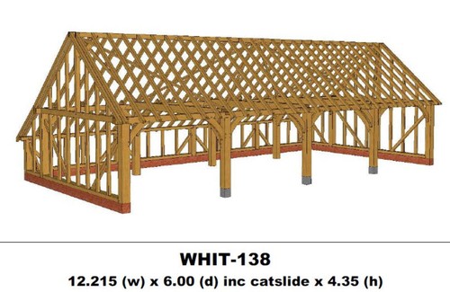 European oak garage bay - european,