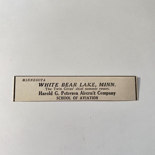 Harold peterson aircraft co - g,
