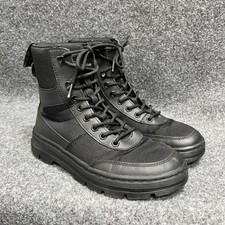 Dr Martens Combs Tech boots size 6 black utility unisex ankle Docs