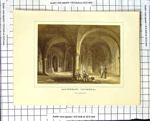 Original old antique print - original,