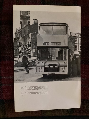 The first dennis dominator bus - dennis,