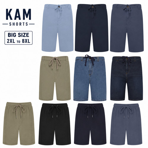 Kam mens cotton shorts - kam,