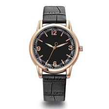 Watch for Ladies Women Girls Leather Strap Fashion Wristwatch Gift UK