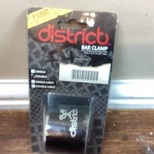 District Scooter Handlebar Clamp Double Width with Shim-Fits 31.9mm & 34.9mm Bar