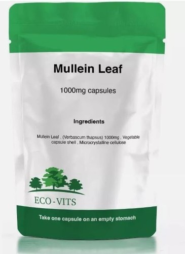 Mullein leaf 1000mg capsules - 1000mg,