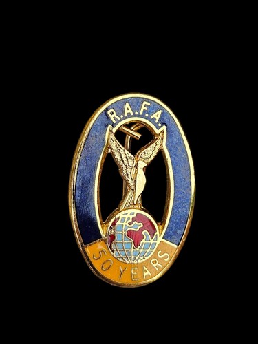 Enamel pin badge - r.a.f.a.,