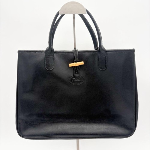Longchamp roseau black leather - roseau,