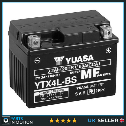 Genuine yuasa ytx4l high - genuine,