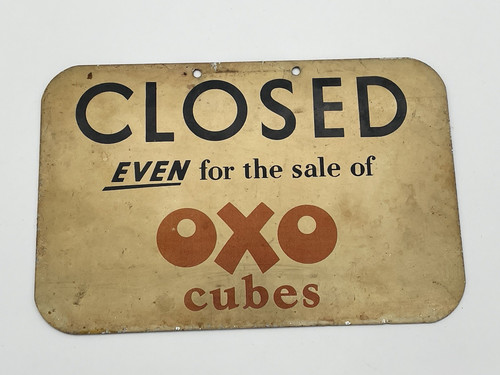 Vintage oxo cubes open - vintage,