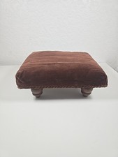 Footstool Small Brown Vintage