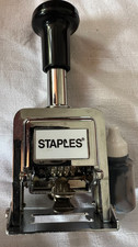 Staples Automatic Numbering Machine.