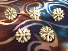 Set Of 3 Vintage Clear