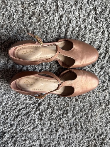 Clarks somerset metallic - clarks, rose