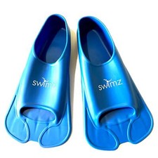 Swimz Missile Extra-Short Swimming Training Fins - Royal Blue