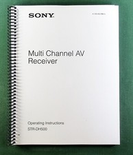 Sony STR-DH500 Instruction