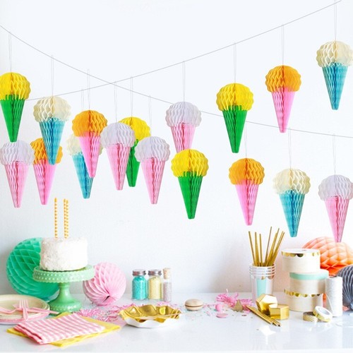 Multi party garland summer - 8x,