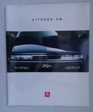 Citroen XM brochure 1995 - Saloon/Estate - VSX, V6. Large format - 37 pages.