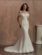UK Off Shoulder Mermaid Beaded