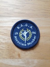B.A.G.A.1996 Associate Member Gymnastics Association Patch/Cloth Badge-Sport