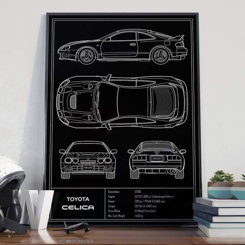 Toyota celica st205 four - toyota, gt-four