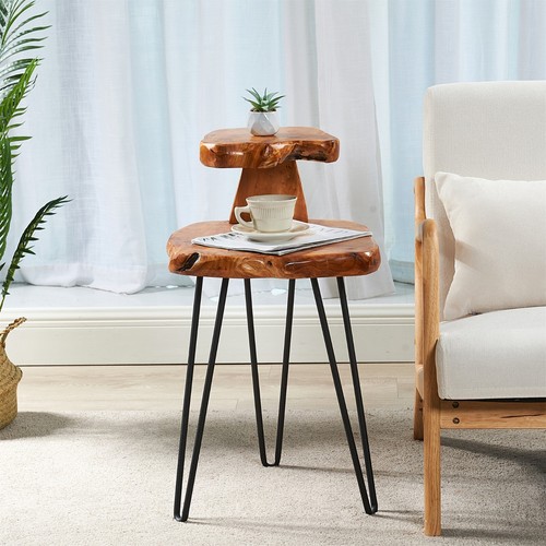Rustic end table tier live - end,