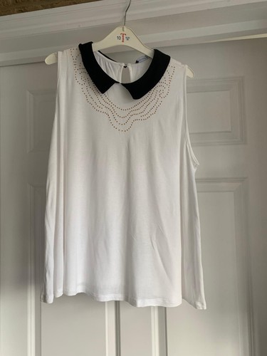 Atmosphere white sleeveless - atmosphere,