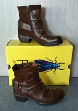 FLY LONDON MEL BROWN LEATHER