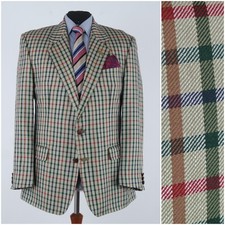 Mens DAKS Tweed Jacket 44R UK