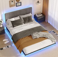 Double Floating Bed Frame