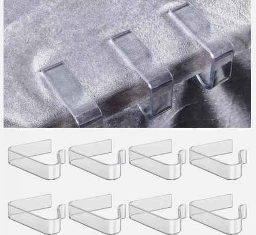 Table cloth clips clear - table,