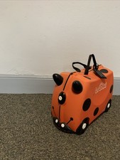 TRUNKI  Ride On Kids Suitcase Red Harley The Ladybug. Good Condition