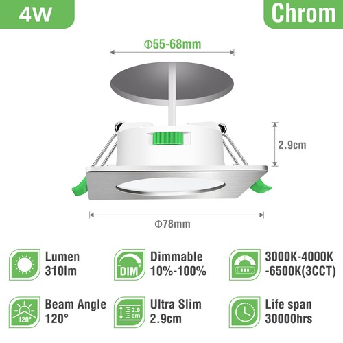 Recessed led ceiling lights - recessed,