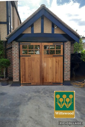 Bespoke solid oak garage doors - solid,