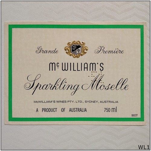 Mcwiiliam sparkling moselle - mcwiiliam's,