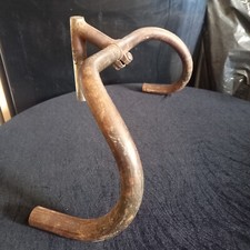 VINTAGE EARLY  1920-30,S STEEL RANDONNEUR CYCYLE HANDLEBARS & HEADCLIP STEM..