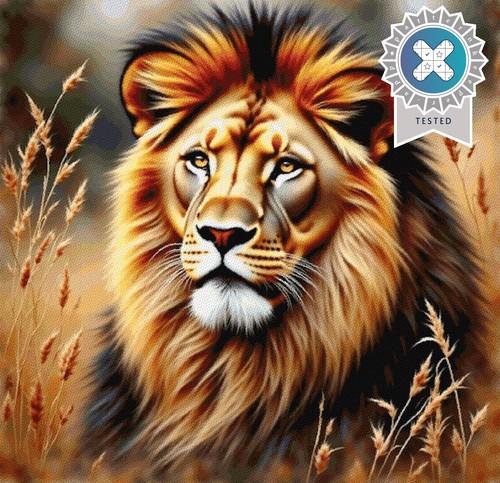 Lion king the jungle cross - lion,