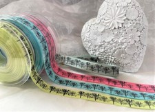 Berisfords TREES forest tree woodland - ribbon 15mm - 4 shades **Last stock**