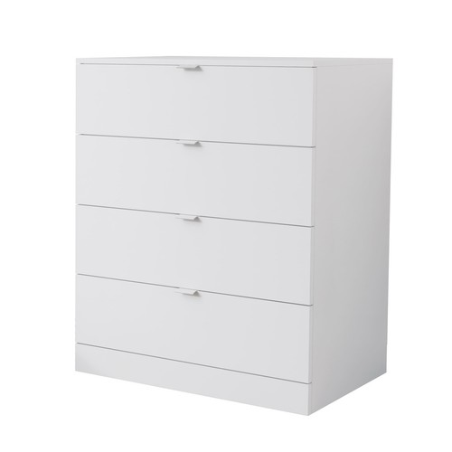 Modern white chest - white,
