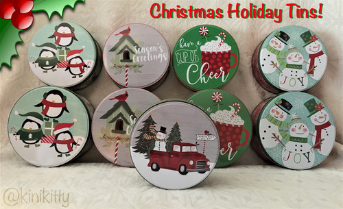 Christmas tins sets new - sets, 2!