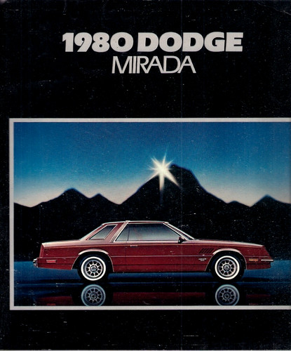 Dodge mirada 1980 usa - dodge,
