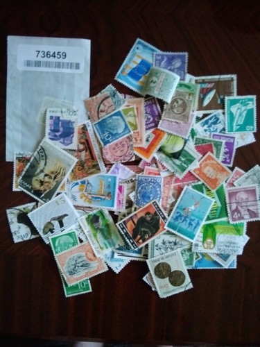 100 stamps for sorting off - stamps, sorting,off
