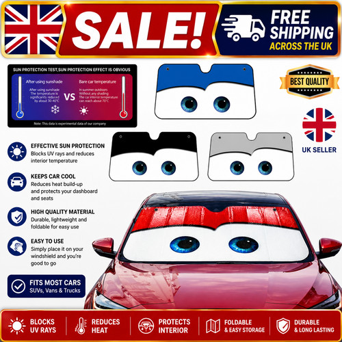 Cartoon eye visor car - visor,