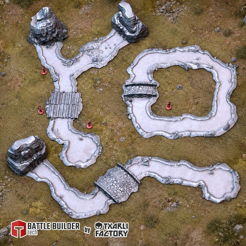 Modular river terrain tiles - terrain,