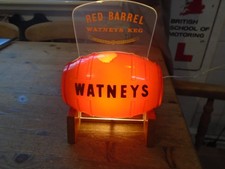 vintage Watneys Keg red barrel bar light ( spares or repair )