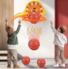 Mini Basketball Hoop Set & Net Ball Pump Indoor Activity Sports Novelty Fun Toy